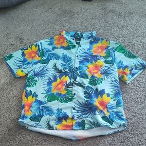 Floral Tropical Print Women's Top